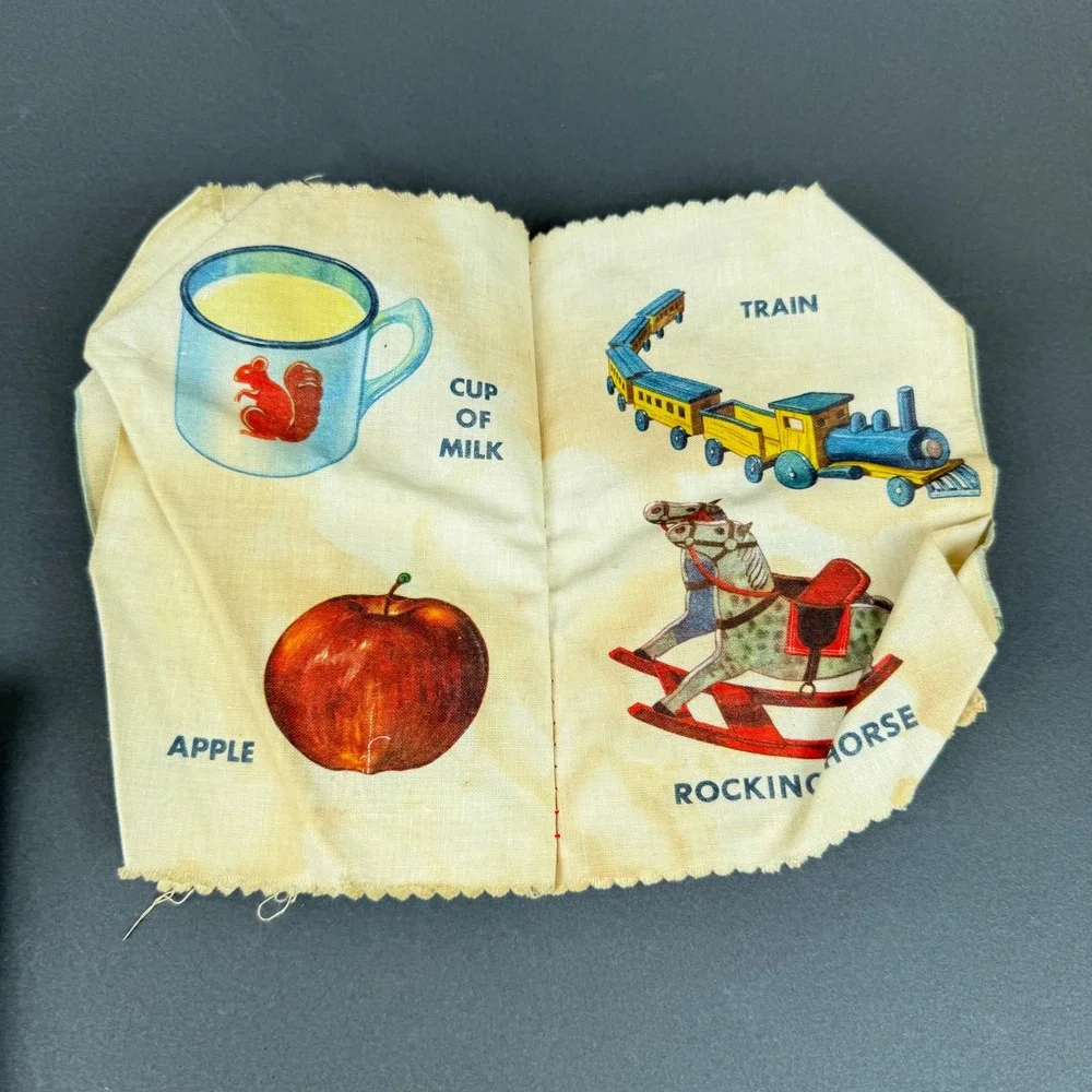 Peggy Cloth Books Vintage Baby Cloth Books Set of 3 Multicolor 1960s‎ Nursery